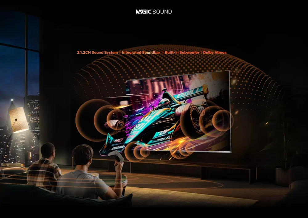 QLED Magic Sound Technology