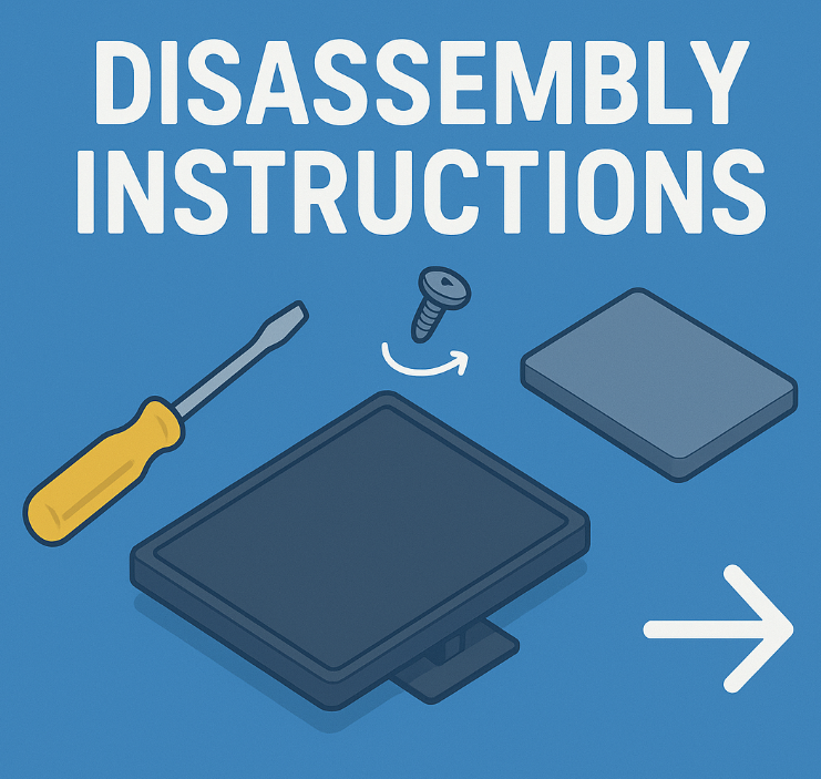 Disassembly 24MPE7000Y