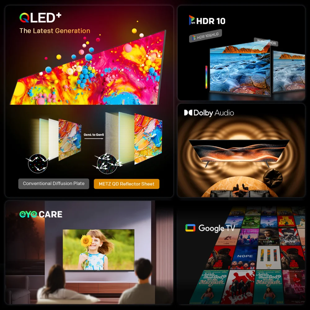 2K QLED TV: Discover the Metz MQF7000 for Brilliant Visuals at a Smarter Price