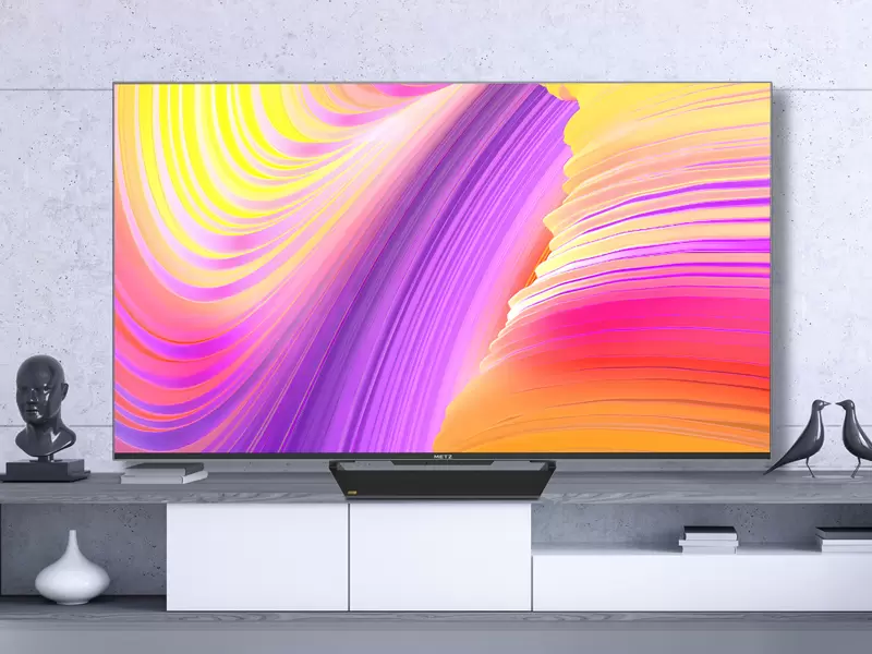 Smart Features Unpacked: Google TV, Voice Control & Connectivity in the Metz MNE9000