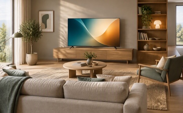 Does METZ 65MNH7000Z fit a three-metre living-room layout?
